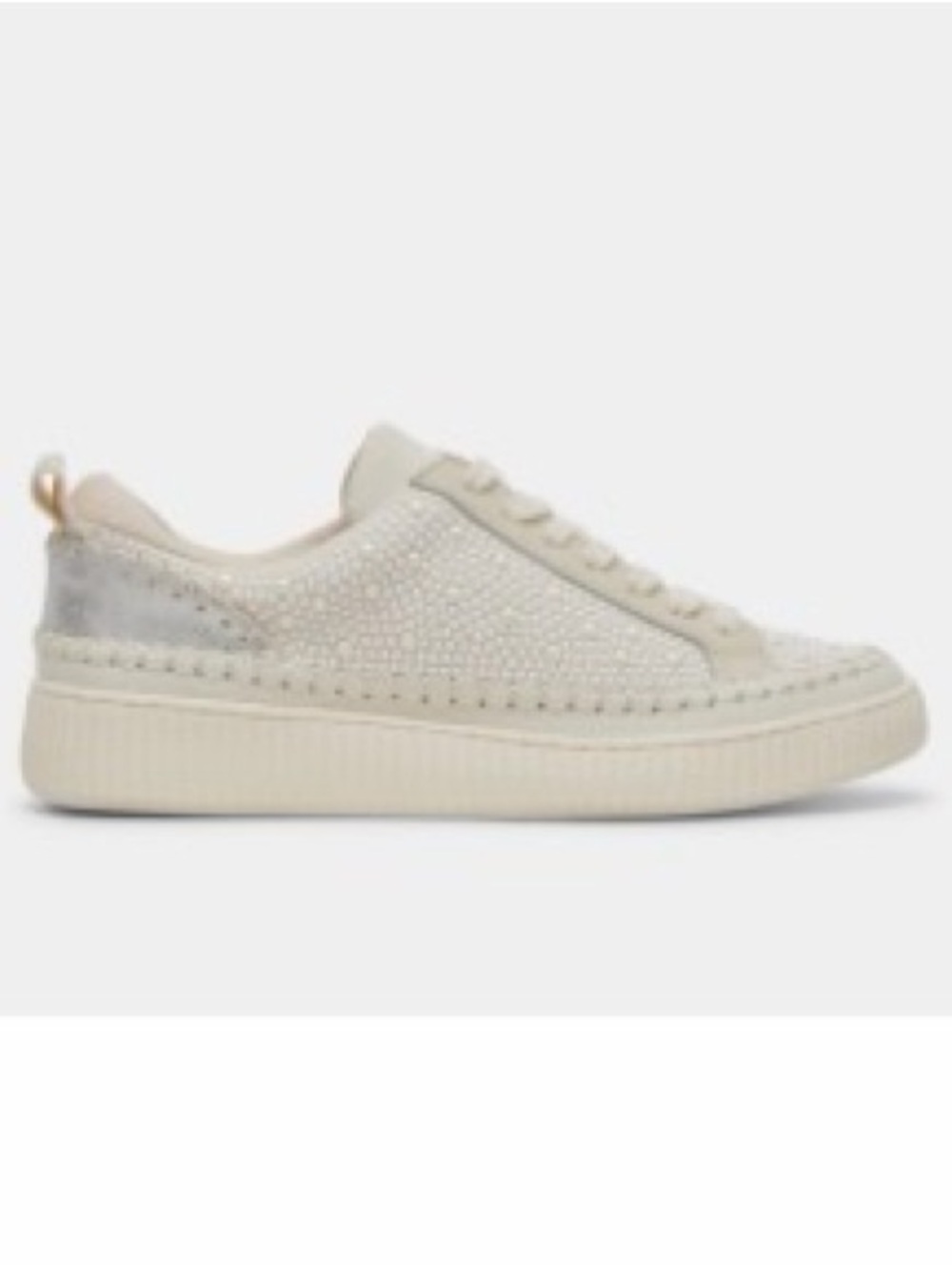 Dolce Vita Nicona Pearl Sneakers Vanilla Women’s Size 7.5